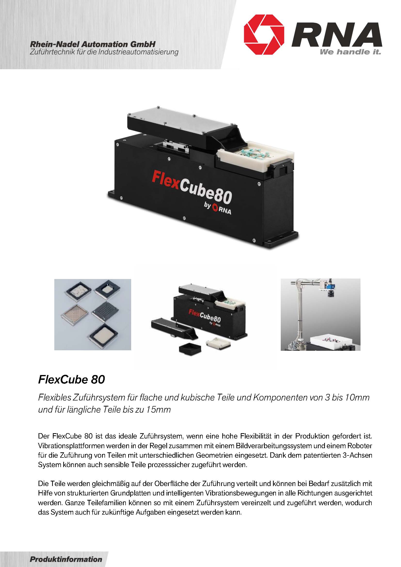 Vibrationsplattform - FlexCube 80
